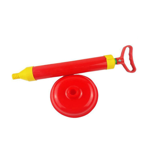 Suction Cup Unclog, Drain Unclog for Toilet, Toilet, Clear Blockage in Pipes (Red)