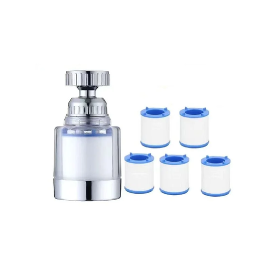 Ilovemilan - Universal Faucet Water Purifier Filter Purifier Splash-Proof Shower Universal Joint Pressurized Water Spout Kitchen Shower