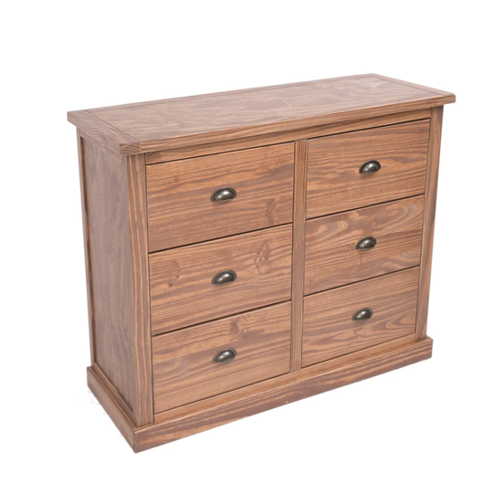 Drye 6 Drawer 110cm W Double Dresser