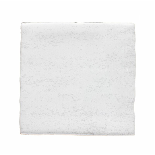 Rakceramics - rak White Marakkesh Glossy Ceramic Wall Tiles Wavy Square Smooth 150 x 150 mm - White