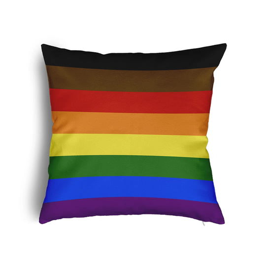 Fieger Striped Square Scatter Cushion with Filling