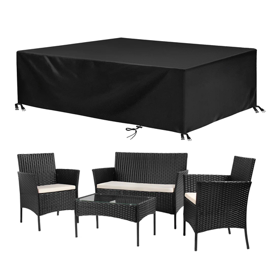 Plust Rattan 4 - Person Seating Group with Cushions