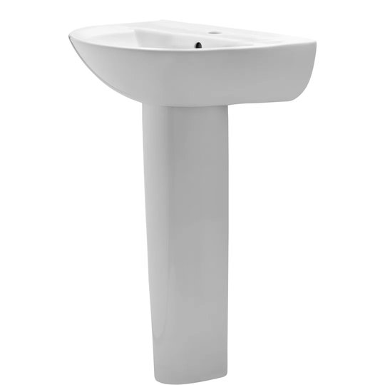 White Bathroom Sink