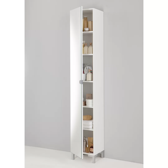 33.5Cm W x 195.5Cm H x 31.5Cm D Tall Bathroom Cabinet