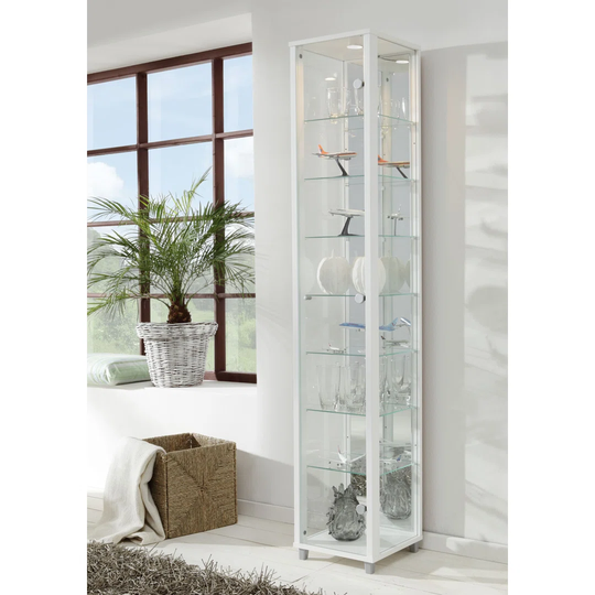 Fertilien Standard Curio Cabinet with Lighting