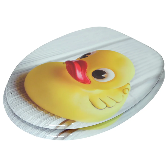 Rubber Duck Elongated Toilet Seat