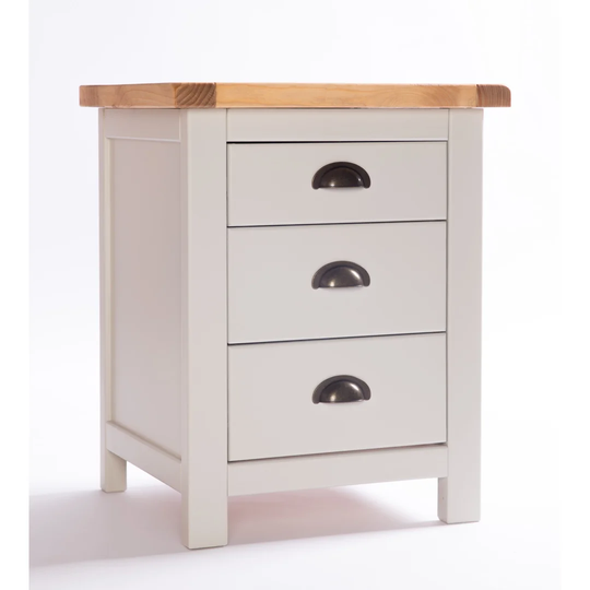 Ottilie 3 Drawer Bedside Table