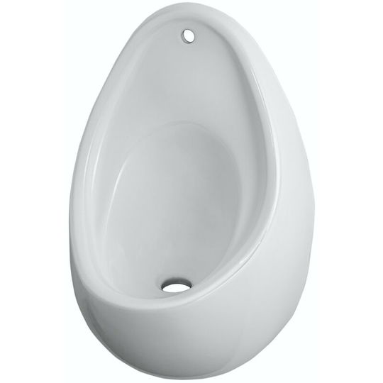 Kirke - Curve concealed urinal 600mm - White