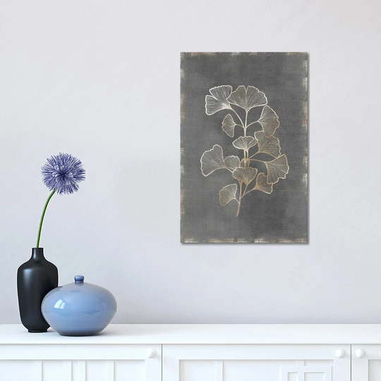 Gilded Botanical II by Eva Watts - Painting on Canvas