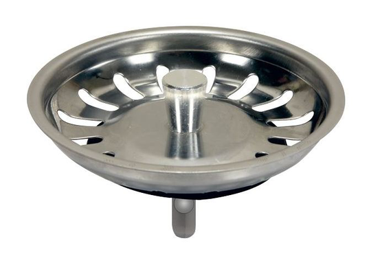 Kitchen Basin Drain Dopant Sink Waste Strainer Plug Steel 83mm