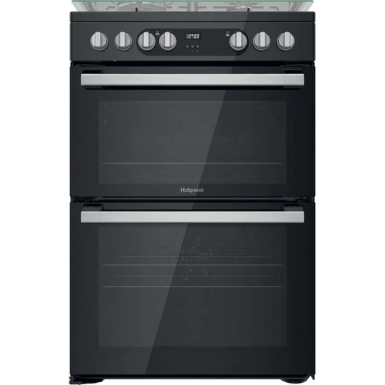 Hotpoint HDM67G9C2CSB/UK Dual Fuel Cooker - Black