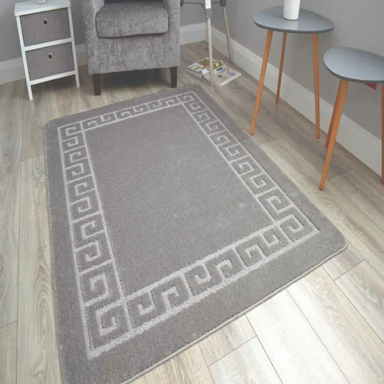 Tamms Machine Woven Dark Grey Rug