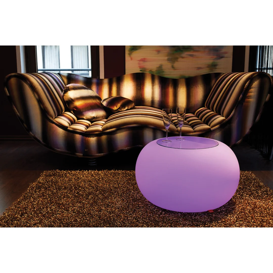 Side Table with LED-Lighting
