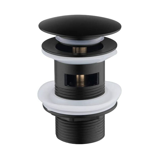 Basin Waste Slotted, Basin Sink Waste Modern Pop Up Click Clack Sprung Plug Slotted, Bathroom Sink Waste, Pop Up Sink Plugs Basin for Bathroom Sink