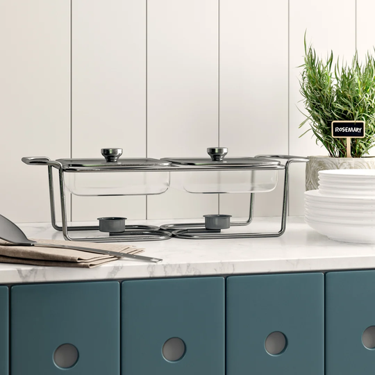 Twin 1L Food Warmer