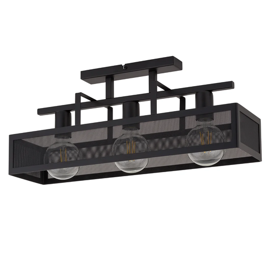 Bashaw 3-Light 60cm Semi Flush Mount