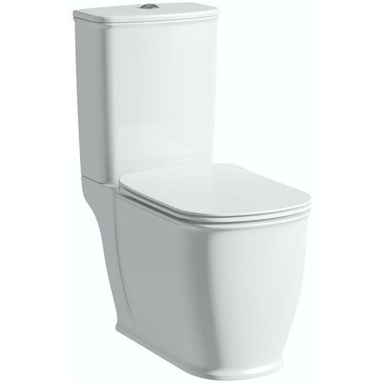 Thebathco - The Bath Co. Beaumont close coupled toilet with soft close seat - White