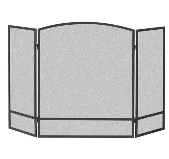 3 Panel Steel Fireplace Screen