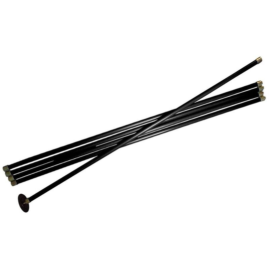 Extra-long 2m Drain & Chimney Rod Set 7pce - Drain Rod Set 7pce - Silverline