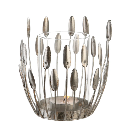 Trevi 15Cm Metal Tabletop Hurricane