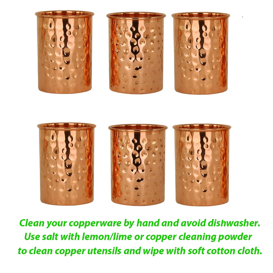 Iredell 6 Piece Copper Glassware Set