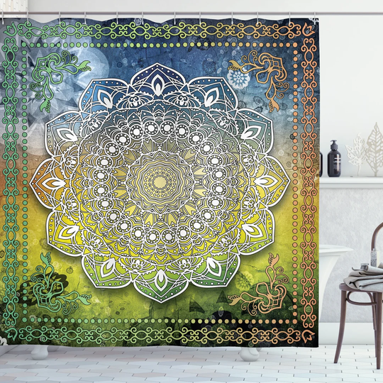 Bembow Polyester Shower Curtain Set