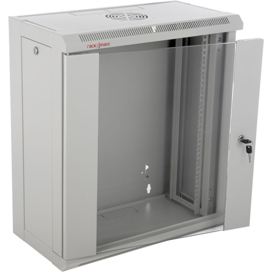 Rackmatic - Wall rack cabinet 19'' 12U 570x300x655mm wall SOHORack disassembled diy by