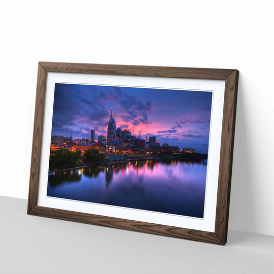 'Nashville Tennessee Skyline USA' Framed Photographic Print