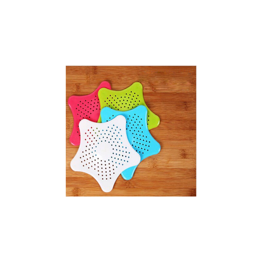 4 Pieces Silicone Hair Catcher Shower Covers Sink Filter for Kitchen Bath Tub - 4 Colors