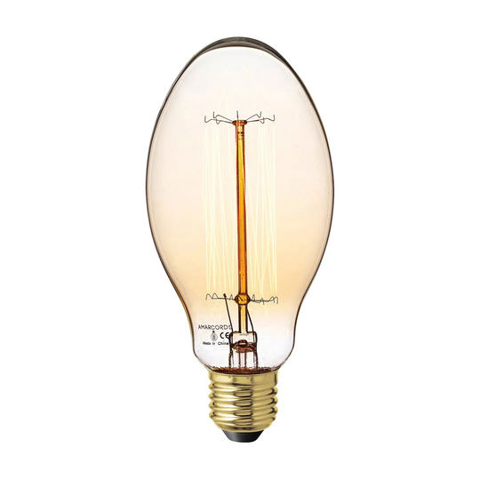 25W E27 Dimmable Incandescent Candle Light Bulb Amber