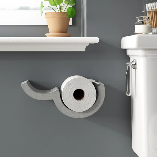 Keever Wall Mounted Toilet Paper Shelf