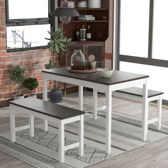 Hinnerikus 2 - Person Pine Solid Wood Dining Set