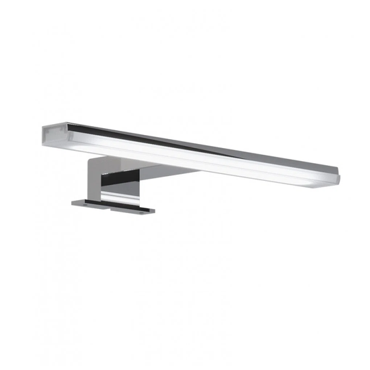 Rossleigh 1 - Light Chrome/White Mirror Light