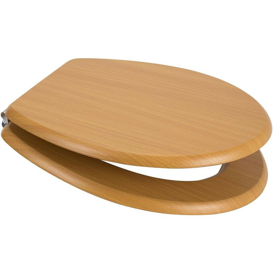 Beech mdf toilet seat - Beech - Accents