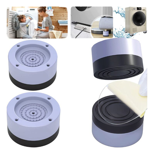 Washing Machine Anti Vibration Mat,Washing Machine Foot,Non-Slip Rubber Anti-Step Foot Pads for Washing Machines Dryers and Furniture(4pcs)