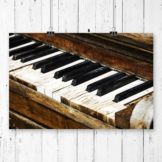 "Vintage Piano" Graphic Art