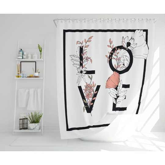 Clardy Polyester Shower Curtain