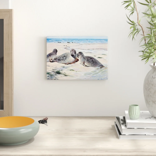 'Vintage Common Seal' by W Kuhnert Graphic Art