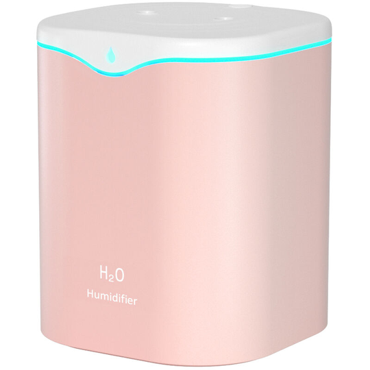 2L double spray humidifier, creative home desktop large-capacity humidifier, pink - pink