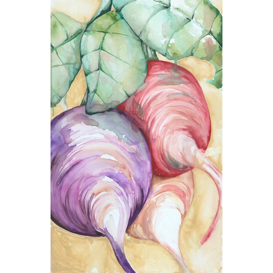 Purple and Red Vegetables - Wrapped Canvas Painting Print