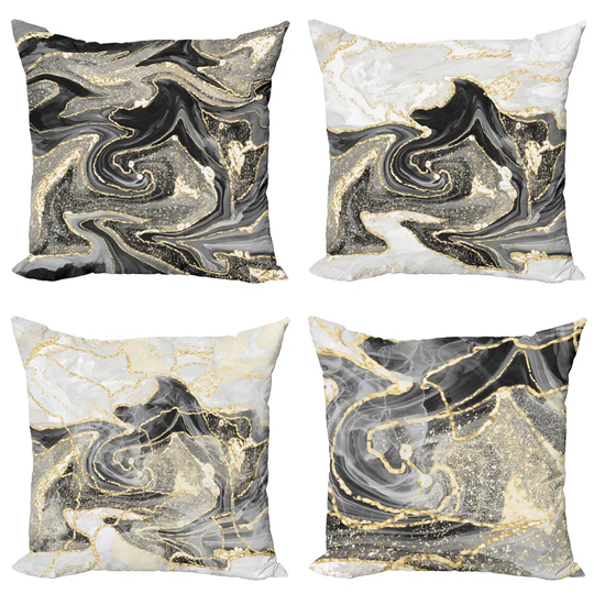Waylan Indoor/Outdoor Abstract Square Scatter Cushion Cover