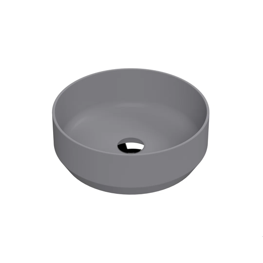 Luxe Vessels Vitreous China Circular Countertop Basin Bathroom Sink