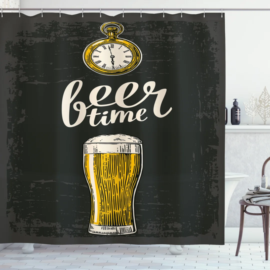 Bamlak Polyester Shower Curtain Set