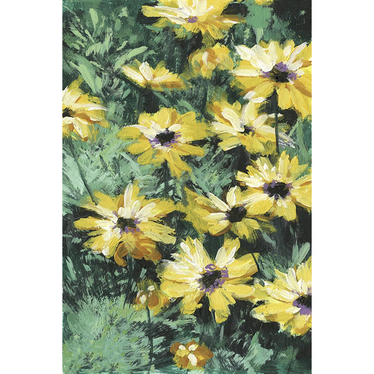 Floral Impressions II by Naomi McCavitt - Wrapped Canvas Painting