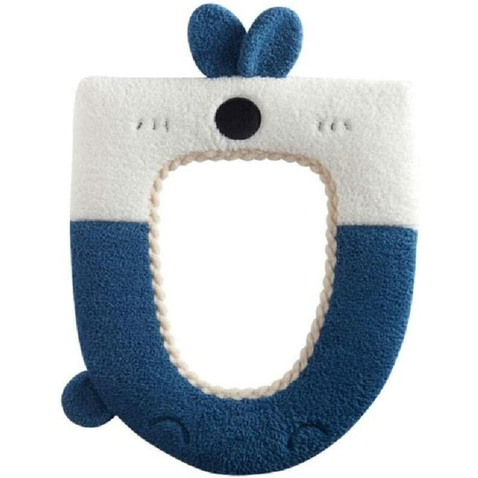 Washable Knitted Toilet Seat Covers Warm Thick Soft Toilet Seat Cushion Cute Cartoon Toilet Mat Easy To Clean