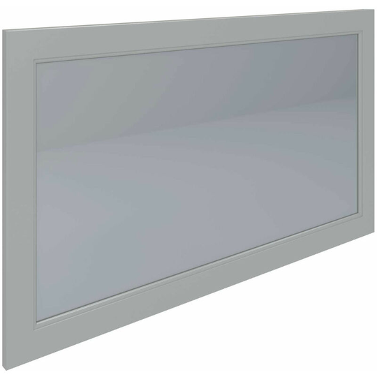 Rak Washington Framed Bathroom Mirror - 650mm h x 1185mm w - Greige