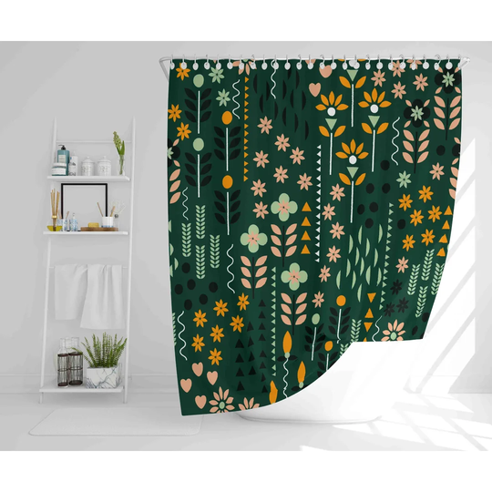 Flickinger Polyester Shower Curtain