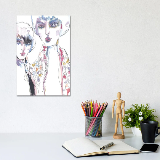Two by Giulio Iurissevich - Wrapped Canvas Painting