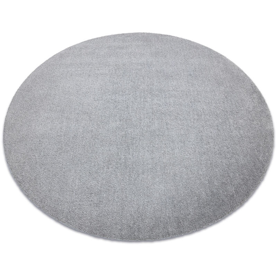 Modern washing carpet latio 71351060 circle silver gray round 200 cm
