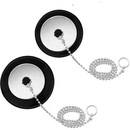 Chrome Stainless Steel Ball Chain Bath Stopper for 40mm/50mm Drain